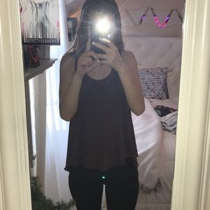 High low short sleeve shirt